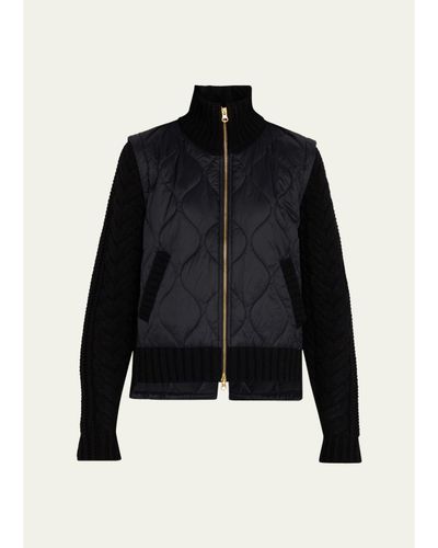 Veronica Beard Patra Quilted Wool-Blend Jacket