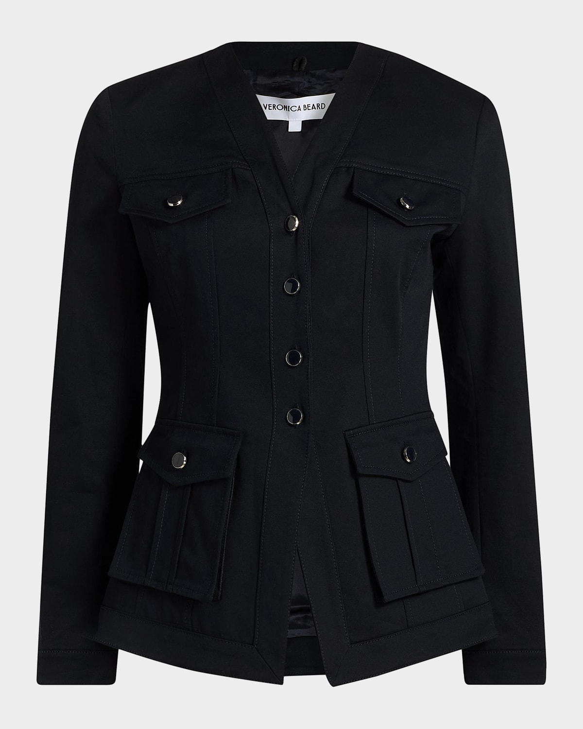 Veronica Beard Pendle Long-Sleeve Dickey Jacket