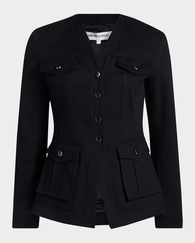 Veronica Beard Pendle Long-Sleeve Dickey Jacket