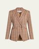 Veronica Beard Rickie Plaid Dickey Jacket - 1