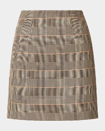 Veronica Beard Roman Plaid Mini Skirt