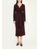 Veronica Beard Salomez Knit Wrap Midi Dress - 2