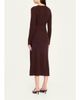 Veronica Beard Salomez Knit Wrap Midi Dress - 3