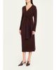 Veronica Beard Salomez Knit Wrap Midi Dress - 4