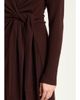 Veronica Beard Salomez Knit Wrap Midi Dress - 5