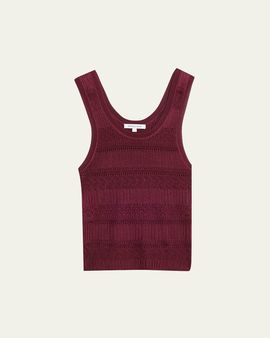 Veronica Beard Sandra Knit Tank Top