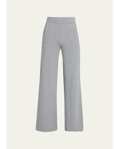 Veronica Beard Saunder Cotton-Blend Wide-Leg Pants
