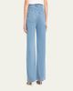 Veronica Beard Taylor Embroidered Patch-Pocket Straight-Leg Jeans - 3