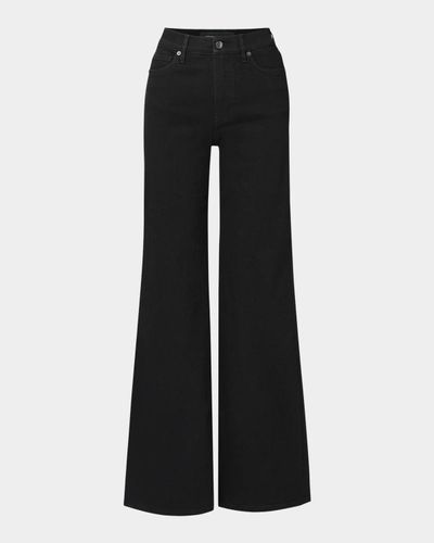 Veronica Beard Taylor Stretch Denim Wide-Leg Jeans