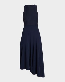 veronica beard alberta stretch-silk halter dress Veronica Beard Alberta Dress