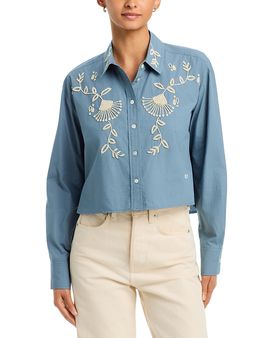 Veronica Beard Veronica Beard Aderes Embellished Shirt