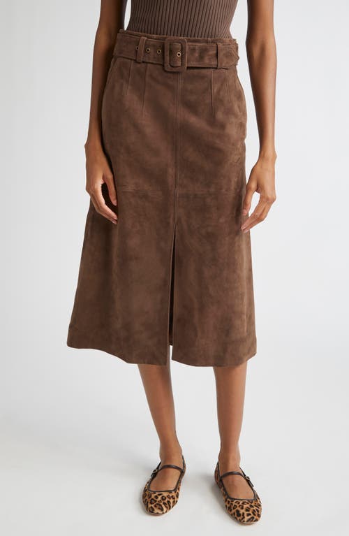 Veronica Beard Veronica Beard Alexie Suede Skirt