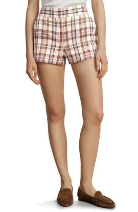 Veronica Beard Veronica Beard Allen Plaid Cotton Blend Shorts