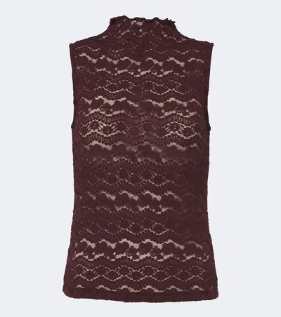 Veronica Beard Veronica Beard Alora lace jersey top