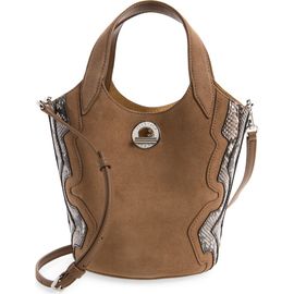 Veronica Beard Veronica Beard Anchor Mixed Media Bucket Bag