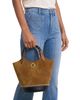 Veronica Beard Veronica Beard Anchor Whipstitch Suede Crossbody Tote - 2