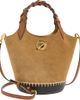 Veronica Beard Veronica Beard Anchor Whipstitch Suede Top-Handle Bag - 1