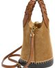 Veronica Beard Veronica Beard Anchor Whipstitch Suede Top-Handle Bag - 5