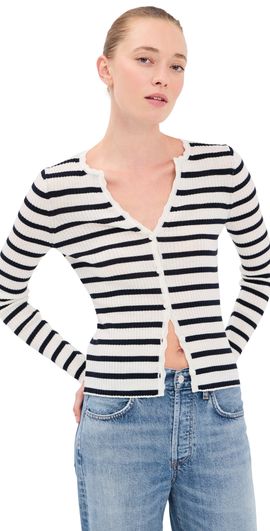 Veronica Beard Veronica Beard Anwin Cardigan Dove/Navy