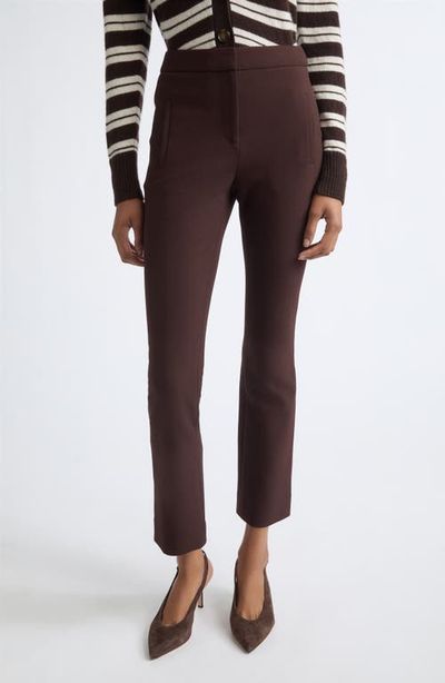 Veronica Beard Veronica Beard Arte Wool Blend Crop Flare Pants