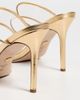 Veronica Beard Veronica Beard Asha Piping Sandals Clear/Pale Gold - 4