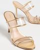 Veronica Beard Veronica Beard Asha Piping Sandals Clear/Pale Gold - 5