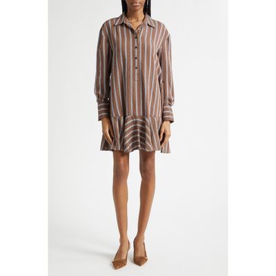 Veronica Beard Veronica Beard Azriel Long Sleeve Shirtdress