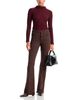 Veronica Beard Veronica Beard Beverly Coated High Rise Bootcut Jeans in Espresso - 2