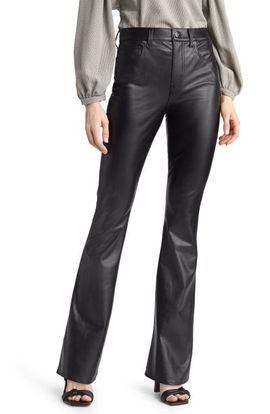 Veronica Beard Veronica Beard Beverly Coated High Waist Skinny Flare Jeans