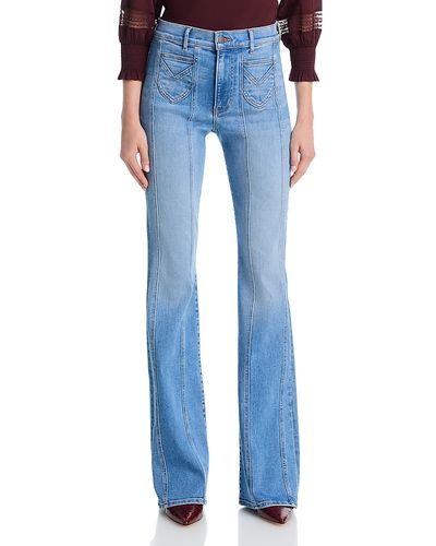 Veronica Beard Veronica Beard Beverly High Rise Skinny Flare Leg Jeans in Sneak Peek