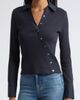 Veronica Beard Veronica Beard Brenner Rib Button-Up Shirt - 5