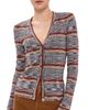 Veronica Beard Veronica Beard Calliope Cardigan Rust Multi - 1