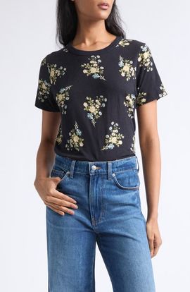Veronica Beard Veronica Beard Carla Floral Print T-Shirt