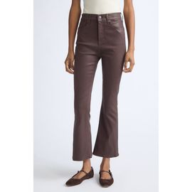 Veronica Beard Veronica Beard Carson High Waist Coated Ankle Flare Jeans