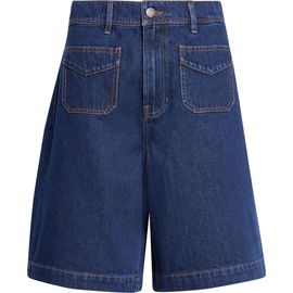 Veronica Beard Veronica Beard Carter Patch Pocket Denim Shorts