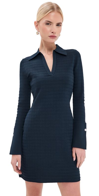 Veronica Beard Veronica Beard Celena Knit Dress Heritage Navy