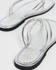 Veronica Beard Veronica Beard Clea Piping Sandals Clear/Silver - 4