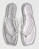 Veronica Beard Veronica Beard Clea Piping Sandals Clear/Silver - 5