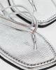 Veronica Beard Veronica Beard Clea Piping Sandals Clear/Silver - 6
