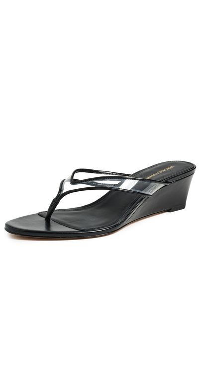 Veronica Beard Veronica Beard Clea Wedges Clear/Black