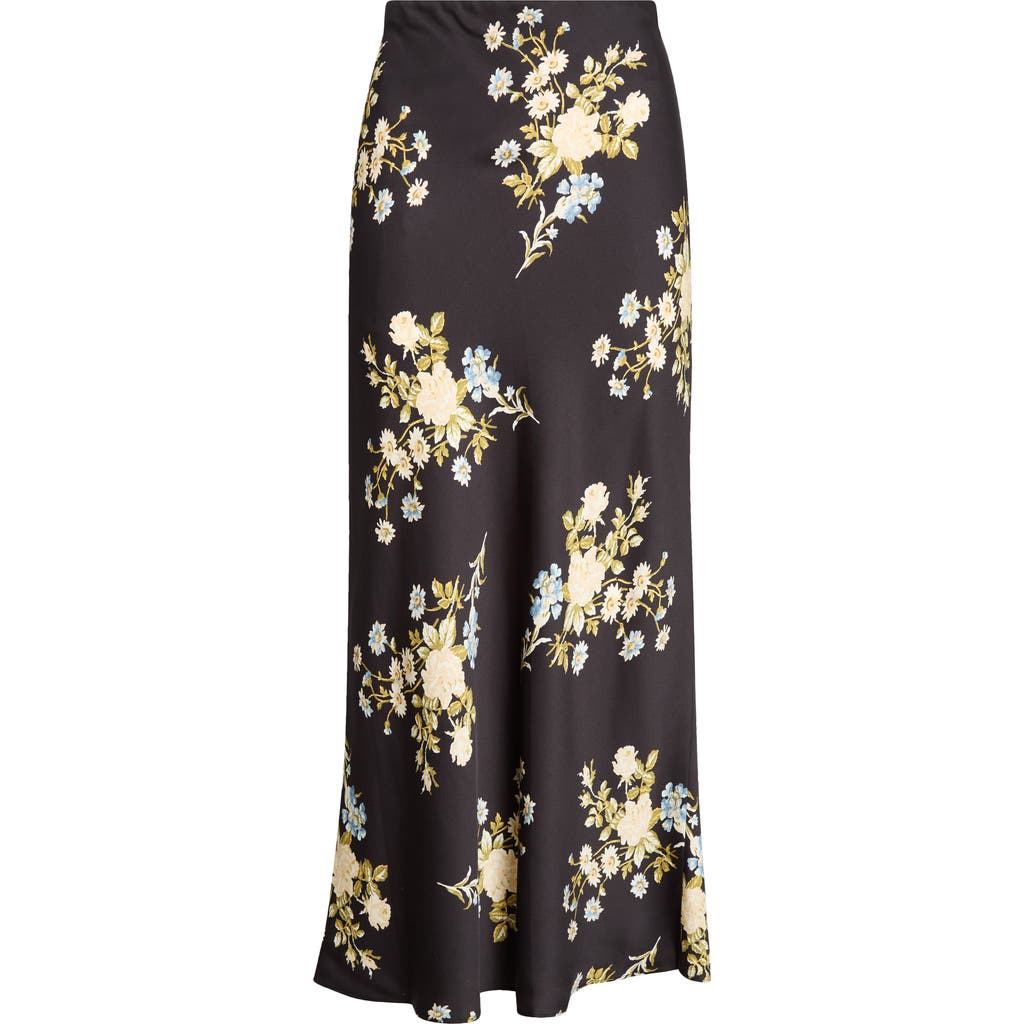 Veronica Beard Veronica Beard Clover Floral Silk Blend Maxi Skirt