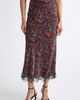 Veronica Beard Veronica Beard Clover Lace Trim Silk Blend Midi Skirt - 1