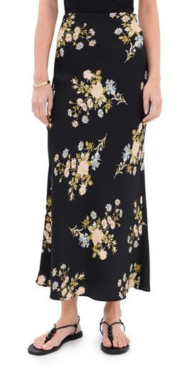 Veronica Beard Veronica Beard Clover Skirt Black multi