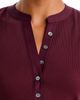 Veronica Beard Veronica Beard Coralee Henley Cotton Stretch Top - 4