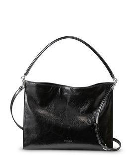 Veronica Beard Veronica Beard Crinkle Leather Shoulder Bag