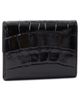 Veronica Beard Veronica Beard Croc Embossed Flap Leather Card Case - 3