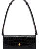 Veronica Beard Veronica Beard Croc Embossed Leather Crossbody Wallet - 1
