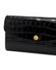 Veronica Beard Veronica Beard Croc Embossed Leather Crossbody Wallet - 4