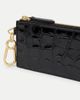 Veronica Beard Veronica Beard Croc Embossed Zip Card Holder - 4