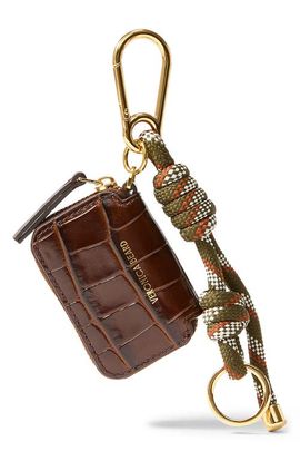 Veronica Beard Veronica Beard Croc Zip Pouch Bag Charm
